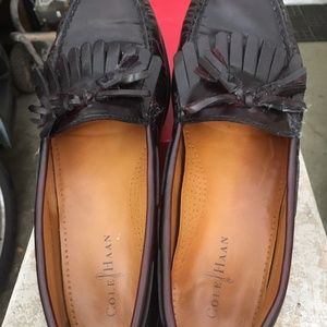 Cole Haan Pinch  Dress Tassel Loafers Black